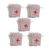 Maxbell 50pcs Hangover Kit Bags Bachelorette Party First Aid Bags Muslin Favors Bag