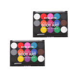 Maxbell 2 Sets 15 Colors Non-toxic Face Body Painting Halloween Fancy Party Art Kits