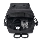 Maxbell 2 Pack MOLLE Gear Pouches Small Tactical Pouch Combat Bag Attachments Black
