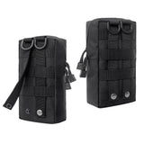 Maxbell 2 Pack MOLLE Gear Pouches Small Tactical Pouch Combat Bag Attachments Black