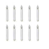 Maxbell 10 Pieces 165mm Tall Electric LED Candle Flameless Candle for Party Decor A