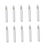 Maxbell 10 Pieces 165mm Tall Electric LED Candle Flameless Candle for Party Decor A
