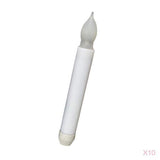 Maxbell 10 Pieces 165mm Tall Electric LED Candle Flameless Candle for Party Decor A