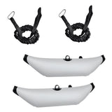 Inflatable Outrigger Stabilizer Water Float & Paddle Leash for Kayak Fishing