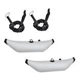 Inflatable Outrigger Stabilizer Water Float & Paddle Leash for Kayak Fishing