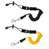Maxbell 2 Pieces Safety Kayak Boat Paddle Leash Fishing Rod Pole Coiled Lanyard Cord
