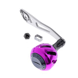 Maxbell Baitcasting Reel Replacement Handles Lightweight Power Handles Purple W/Shim