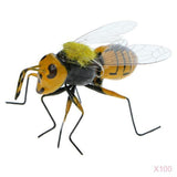 100 Pieces Realistic Bee Insect Pot Hangers Fridge Magnet Home Garden Decor