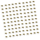 100 Pieces Realistic Bee Insect Pot Hangers Fridge Magnet Home Garden Decor