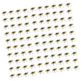 100 Pieces Realistic Bee Insect Pot Hangers Fridge Magnet Home Garden Decor