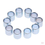 Maxbell 20 Pieces 8mm Inline Skates Roller Skates Replacement Wheels Bearing Spacers