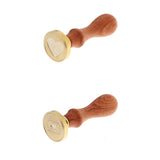 Maxbell Initial Xmas Decorative Seal Wax Sealing Stamp Wooden Handle Stick DIY Cards