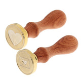 Maxbell Initial Xmas Decorative Seal Wax Sealing Stamp Wooden Handle Stick DIY Cards