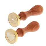 Maxbell Initial Xmas Decorative Seal Wax Sealing Stamp Wooden Handle Stick DIY Cards
