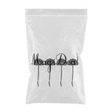 Maxbell 4 Piece Adult Men Black Chinese Oriental Cap with Ponytail Party Costume Hat