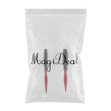 Maxbell 2pcs Hair Round Brush Roller Comb Hairbrush for Salon Hairstyle Hairdressing