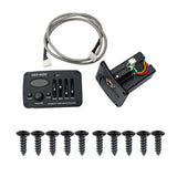 Maxbell 4 Band Guitar Equalizer Preamp Pickup+50 Pcs Mounting Screw for Guitar Bass