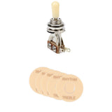 Maxbell Toggle Switch Washer Ring +3 Way Toggle Switch for Les Paul Electric Guitar