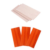 Maxbell 3 Sets Head Veneer Red Wood+Maple Guitar Head Veneer Headplate Luthier DIY