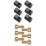 Maxbell 6 Sets Electric Guitar Hexagon Screws + Tremolo Bridge Saddle Insert Lock