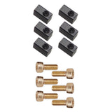 Maxbell 6 Sets Electric Guitar Hexagon Screws + Tremolo Bridge Saddle Insert Lock