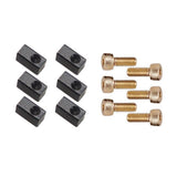 Maxbell 6 Sets Electric Guitar Hexagon Screws + Tremolo Bridge Saddle Insert Lock