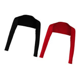 Maxbell Black Red Women One-piece Long Sleeve Arm Cover Shrug Bolero Hijab Muslim