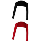 Maxbell Black Red Women One-piece Long Sleeve Arm Cover Shrug Bolero Hijab Muslim