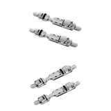 Maxbell 4 Pieces Fishing Reel Seat Deck Wheel Rod Clip Pole Fitted Deck Rod Building
