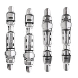 Maxbell 4 Pieces Fishing Reel Seat Deck Wheel Rod Clip Pole Fitted Deck Rod Building