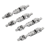 Maxbell 4 Pieces Fishing Reel Seat Deck Wheel Rod Clip Pole Fitted Deck Rod Building