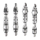 Maxbell 4 Pieces Fishing Reel Seat Deck Wheel Rod Clip Pole Fitted Deck Rod Building