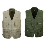 Maxbell 2pcs Men's Multi Pocket Waistcoat Fishing Outdoor Travel Photography Vest