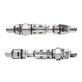Maxbell 2pcs Adjustable Fishing Reel Seat Deck Wheel Rod Clip Pole Fitted Deck Tool