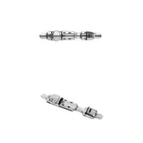 Maxbell 2pcs Adjustable Fishing Reel Seat Deck Wheel Rod Clip Pole Fitted Deck Tool