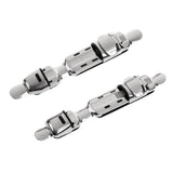 Maxbell 2pcs Adjustable Fishing Reel Seat Deck Wheel Rod Clip Pole Fitted Deck Tool