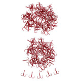 Maxbell 200pcs Sea Fishing Hook Treble Hooks High Carbon Steel Fishhooks Tackle 4#6#