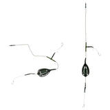 Maxbell 2pcs Carp Fishing Bait Cage Fishing Lure Swivel with Sinker Basket Holder