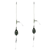 Maxbell 2pcs Carp Fishing Bait Cage Fishing Lure Swivel with Sinker Basket Holder
