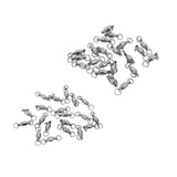 Maxbell 40pcs Heavy Duty Ball Bearing Swivels Connectors Fishing Accessory 2# 4#