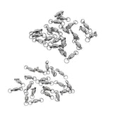Maxbell 40pcs Heavy Duty Ball Bearing Swivels Connectors Fishing Accessory 2# 4#