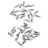 Maxbell 40pcs Heavy Duty Ball Bearing Swivels Connectors Fishing Accessory 2# 4#