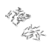 Maxbell 40pcs Heavy Duty Ball Bearing Swivels Connectors Fishing Accessory 2# 4#