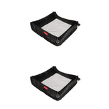 Maxbell 2pcs Camping Picnic Folding Table Storage Grid Outdoor Storage Mesh Bag S M