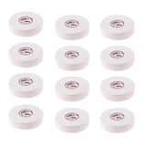 Maxbell 12 Roll Waterproof Adhesive Ice Hockey Cloth Stick Grip Tape 25mmx22.5m