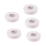 Maxbell 5 Roll Waterproof Adhesive Ice Hockey Cloth Stick Grip Tape 25mmx22.5m White