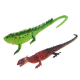 Maxbell Maxbell 2 x Colorful Vivid Reptile Animal Rubber Lizard Model Figure Educational Toy