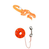 Maxbell Scuba Diving Finger Spool Reel with 18m Guide Line & Hose Holder with Clip