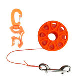 Maxbell Scuba Diving Finger Spool Reel with 18m Guide Line & Hose Holder with Clip