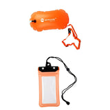 Maxbell Sports Safety Swim Buoy Tow Float Inflatable Air Bag +Waterproof Phone Case